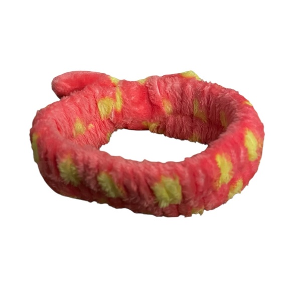 Pink and Yellow Spa Headband NWOT - Picture 2 of 2